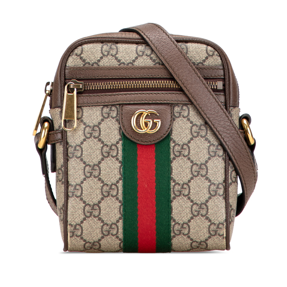 Pre-Loved Gucci Mini GG Supreme Ophidia Crossbody - Picture 1 of 10